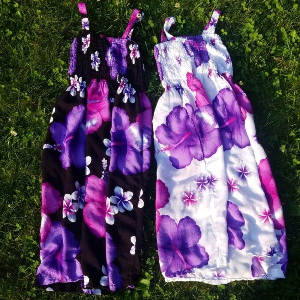 2 Pack Girl's Island Style Sundresses